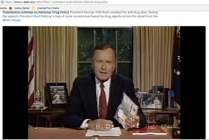 President Bush Address National Drug Policy, Sep 5 1989 Video C-SPAN.org - Google Chrome 6202018 113353 PM